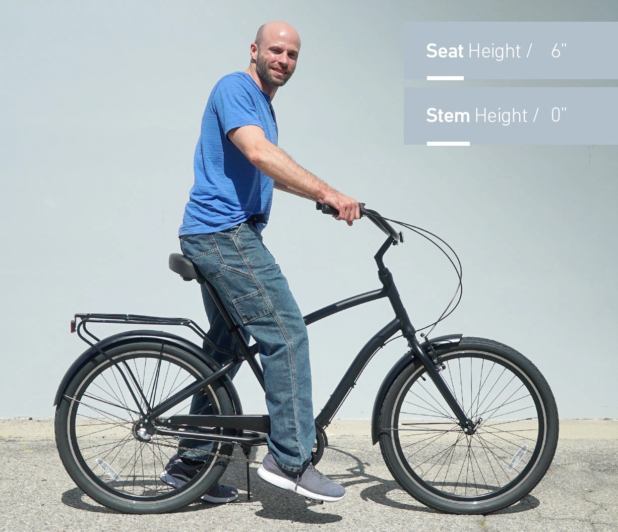 sixthreezero EVRYjourney Men's Casual Edition 26" 7-Speed Sport Hybrid Cruiser Bicycle
