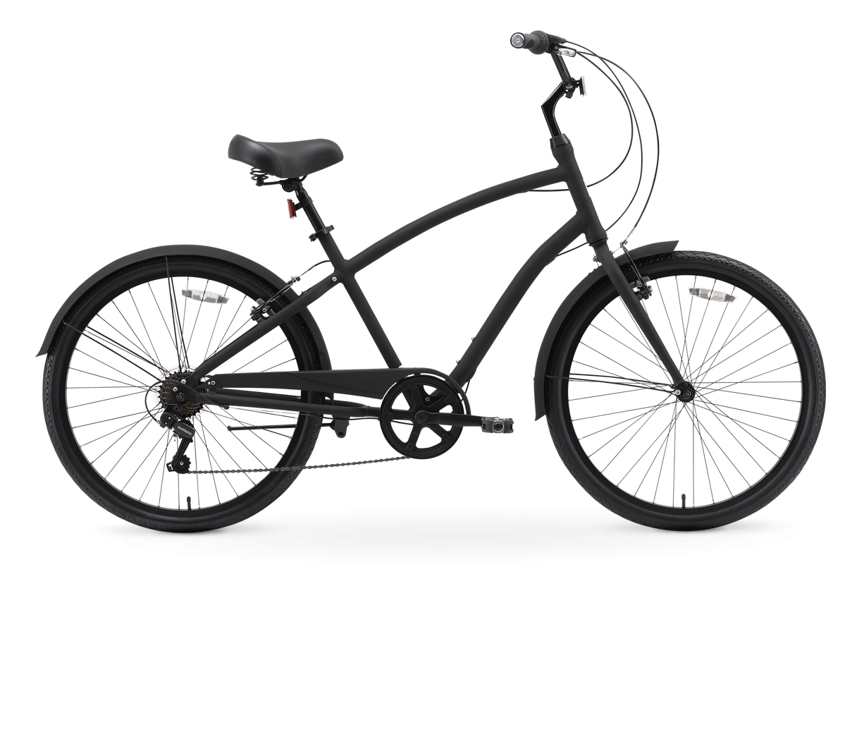 sixthreezero EVRYjourney Men's Casual Edition 26" 7-Speed Sport Hybrid Cruiser Bicycle