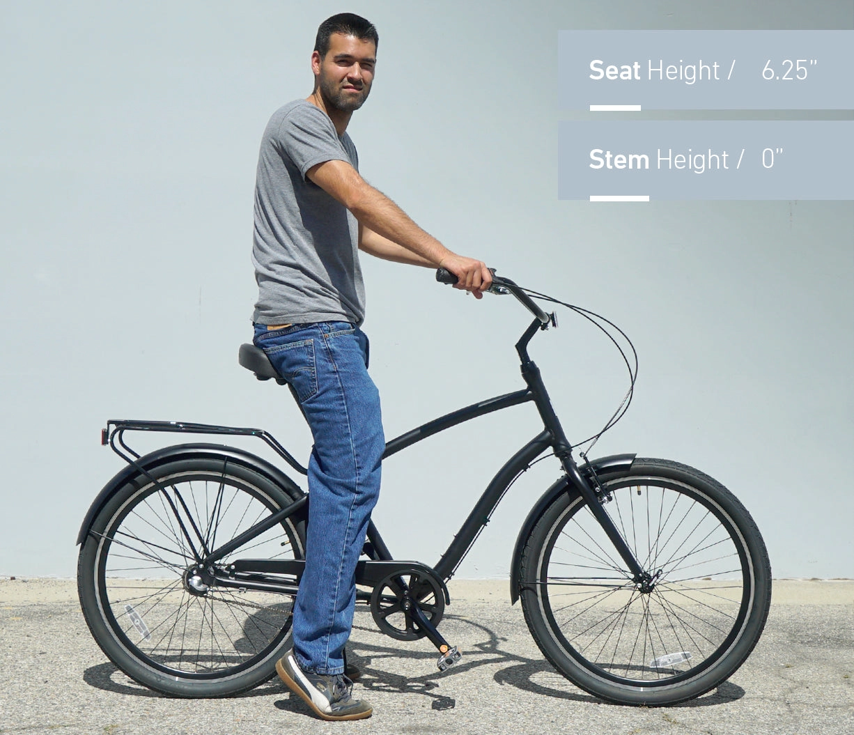 sixthreezero EVRYjourney Men's Casual Edition 26" 7-Speed Sport Hybrid Cruiser Bicycle