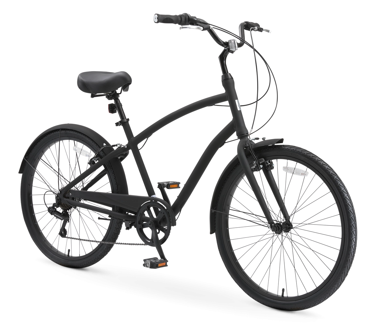 sixthreezero EVRYjourney Men's Casual Edition 26" 7-Speed Sport Hybrid Cruiser Bicycle