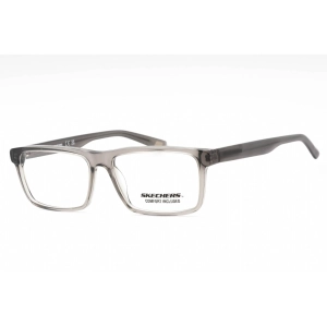 Skechers Men's Eyeglasses - Grey/Other Acetate Rectangular Full Rim Frame | SE3343 020