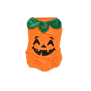 Small Pet Pumpkin Halloween Costume - XXS Size