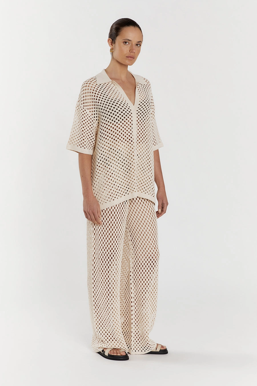SONNY NATURAL CROCHET PANT
