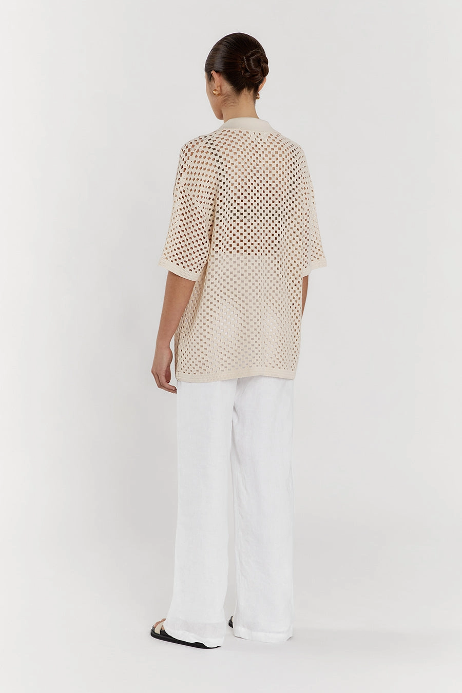 SONNY NATURAL CROCHET SHIRT