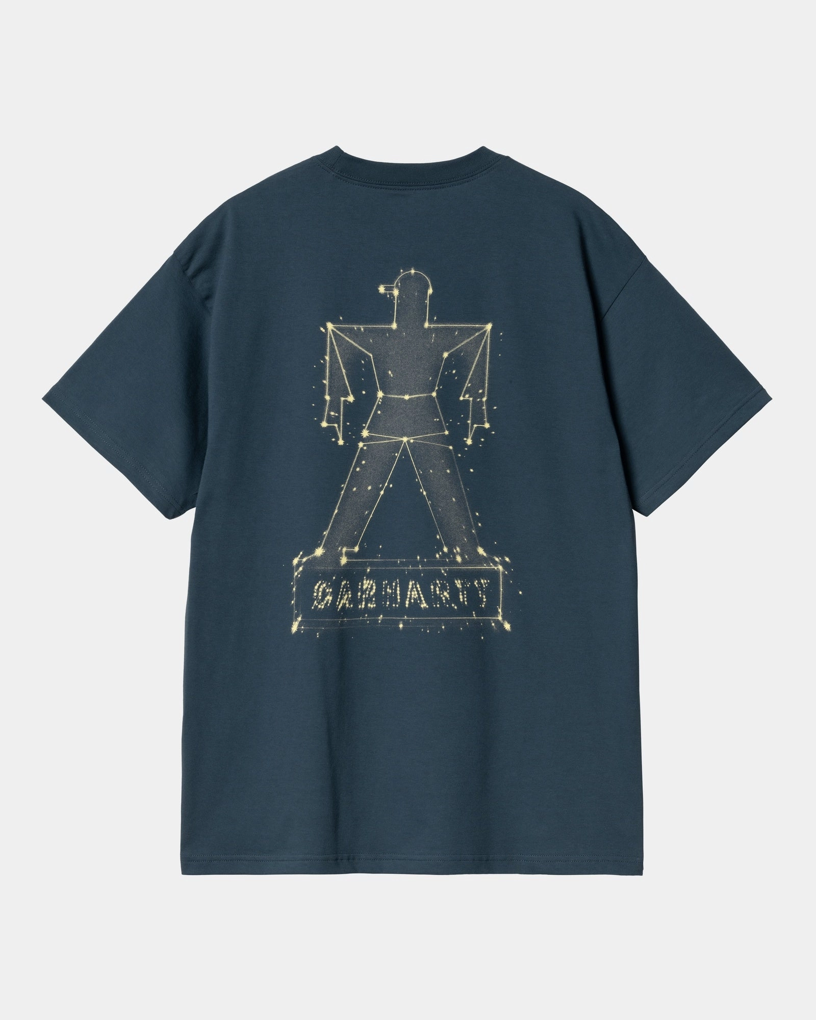 Stargazer T-Shirt | Dusky Blue / Yellow