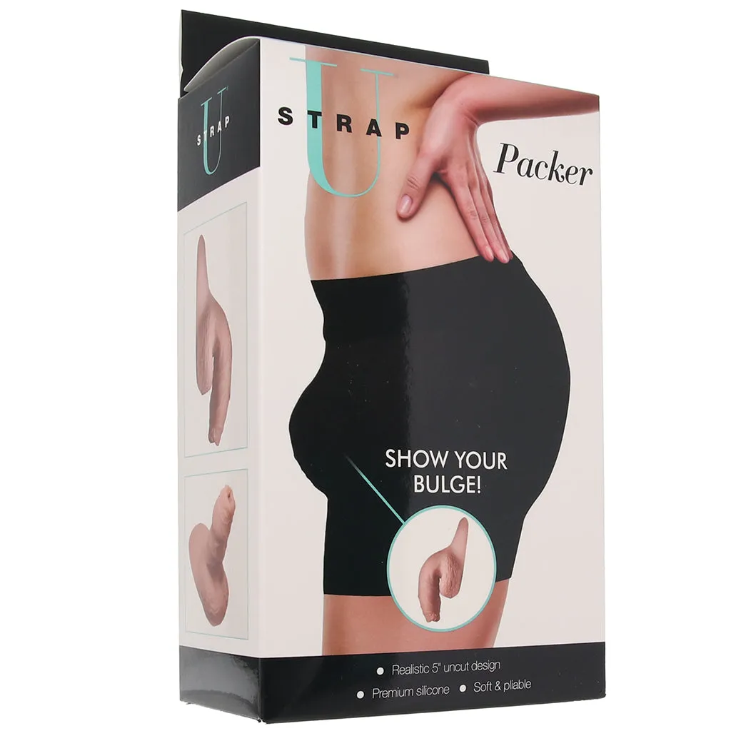 Strap U 5.1 Inch Uncut Silicone Packer in Light