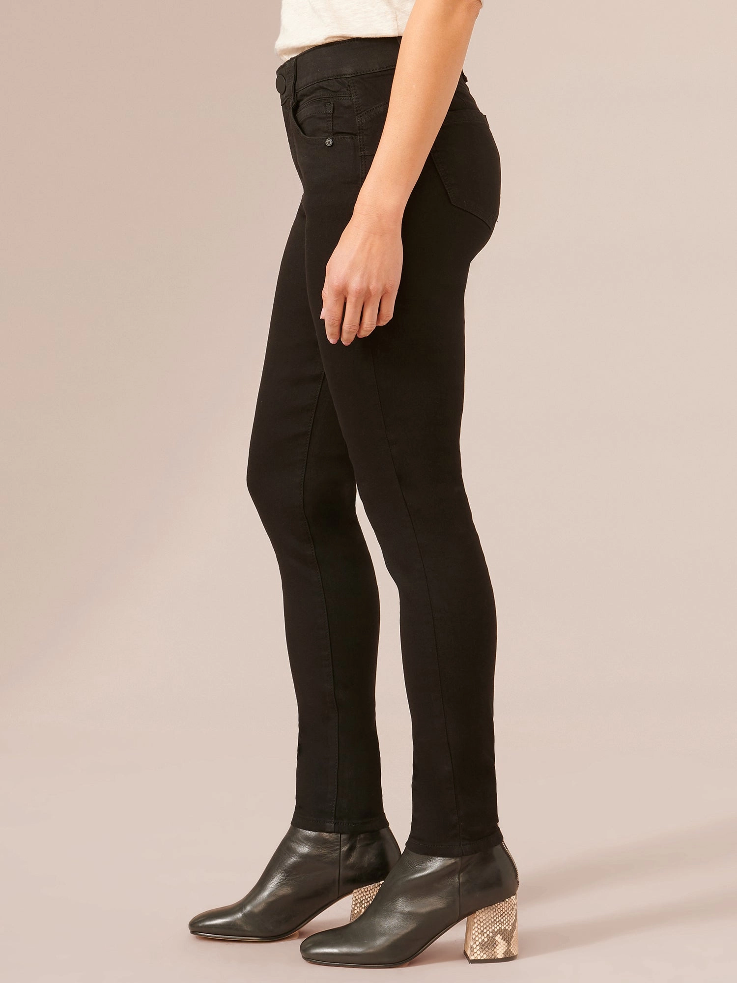 Stretch Black Denim Absolution® Petite Jegging