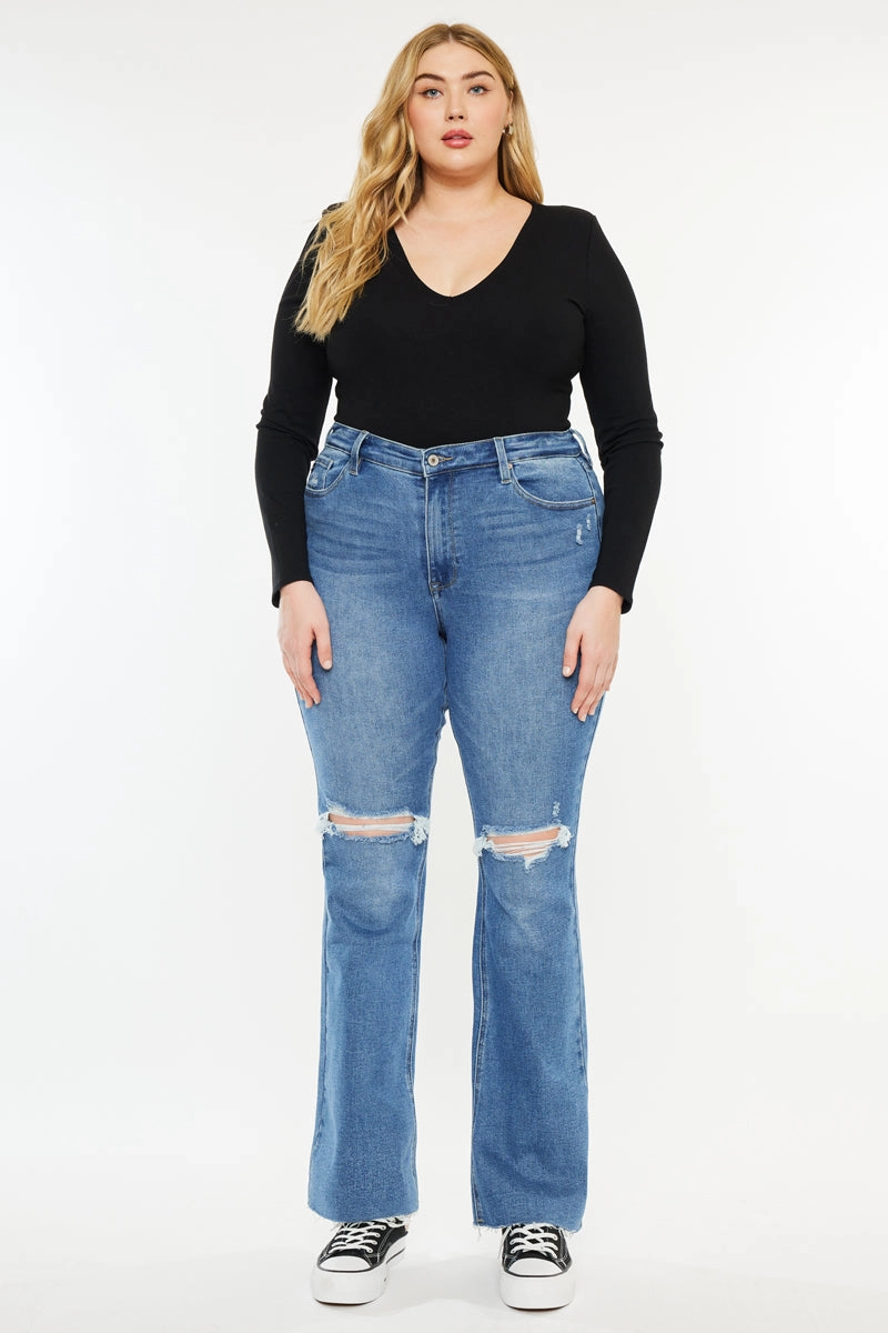 Sunflower High Rise Bootcut Jeans ( Plus Size)