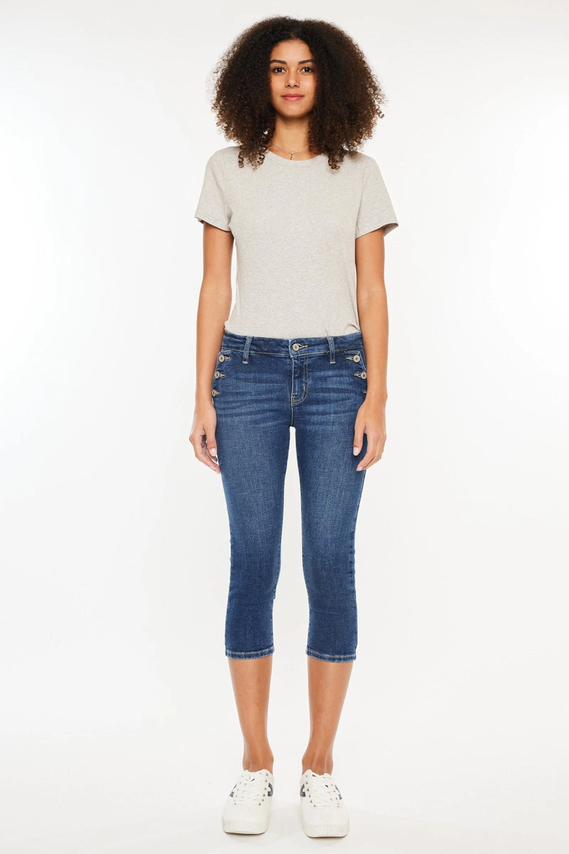 Sweeny Mid Rise Capris