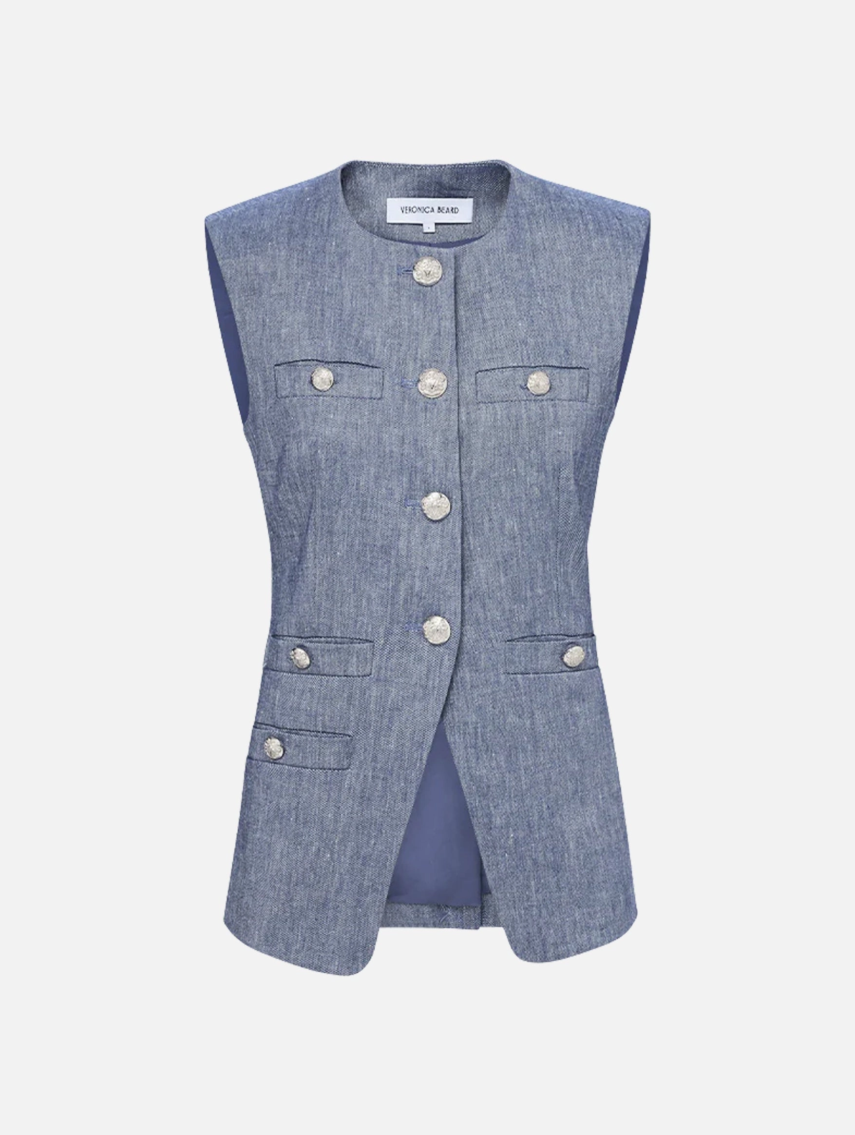 Tamara Vest in Blue Melange