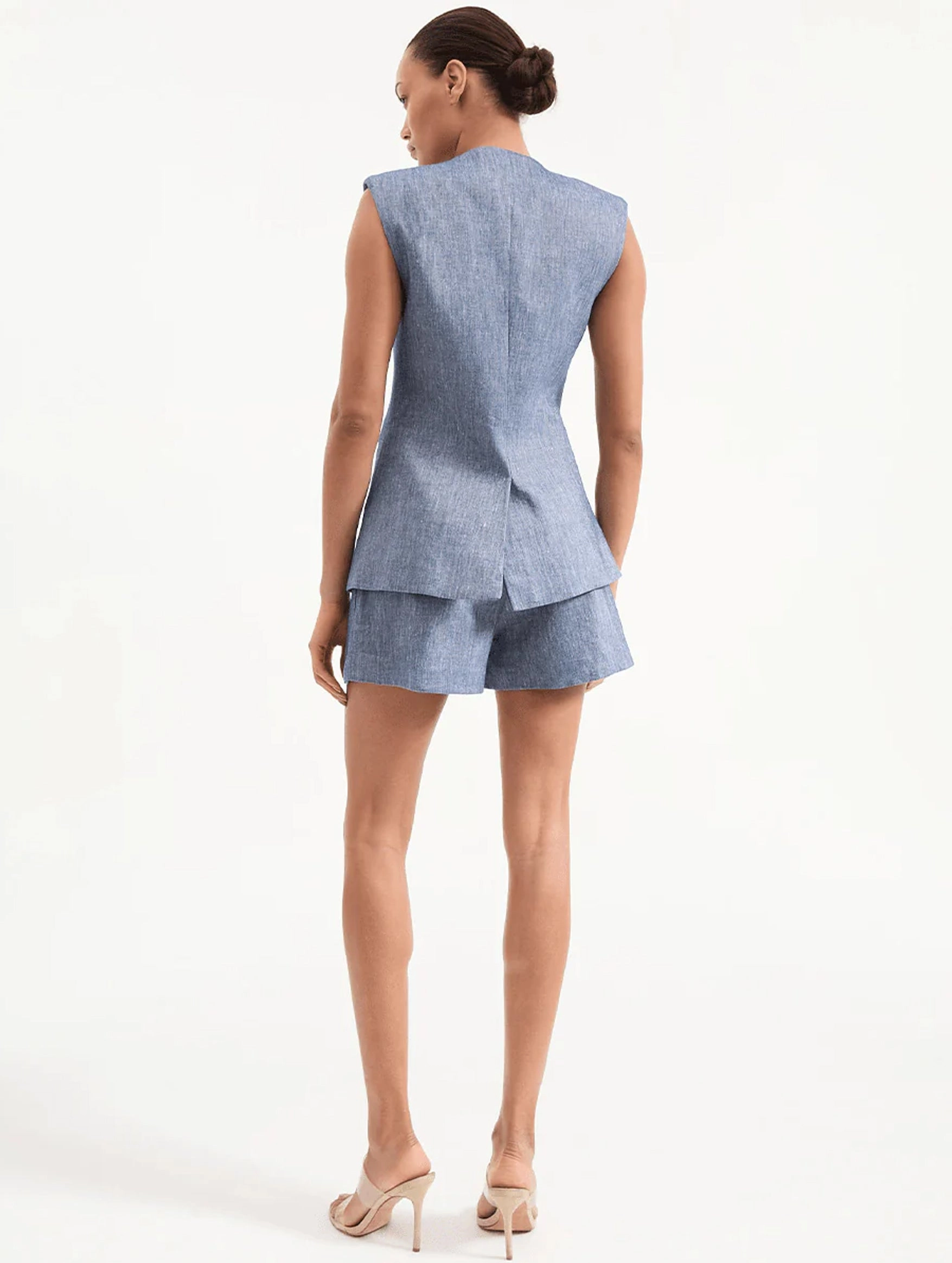Tamara Vest in Blue Melange