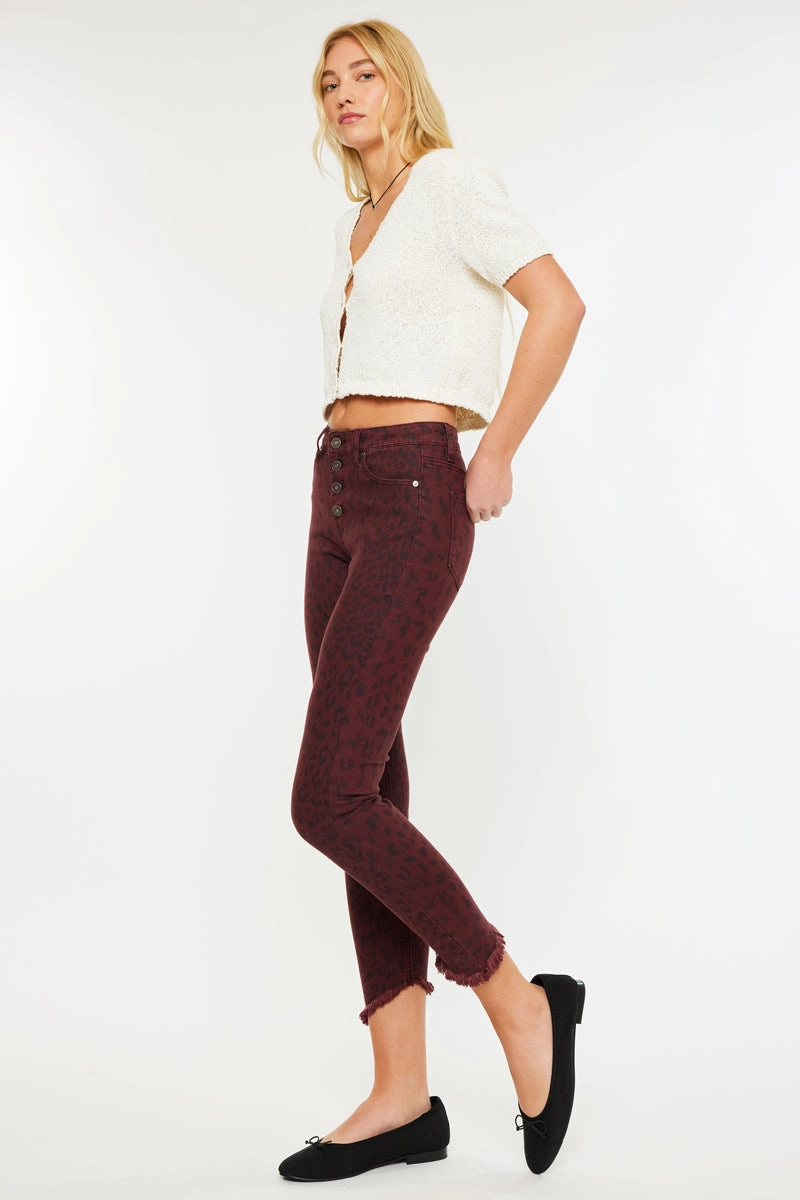 Tayona High Rise Cropped Skinny Jeans