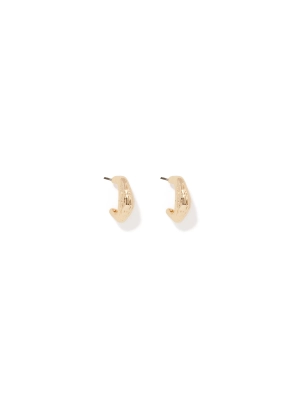 Terri Texture Hoop Earrings