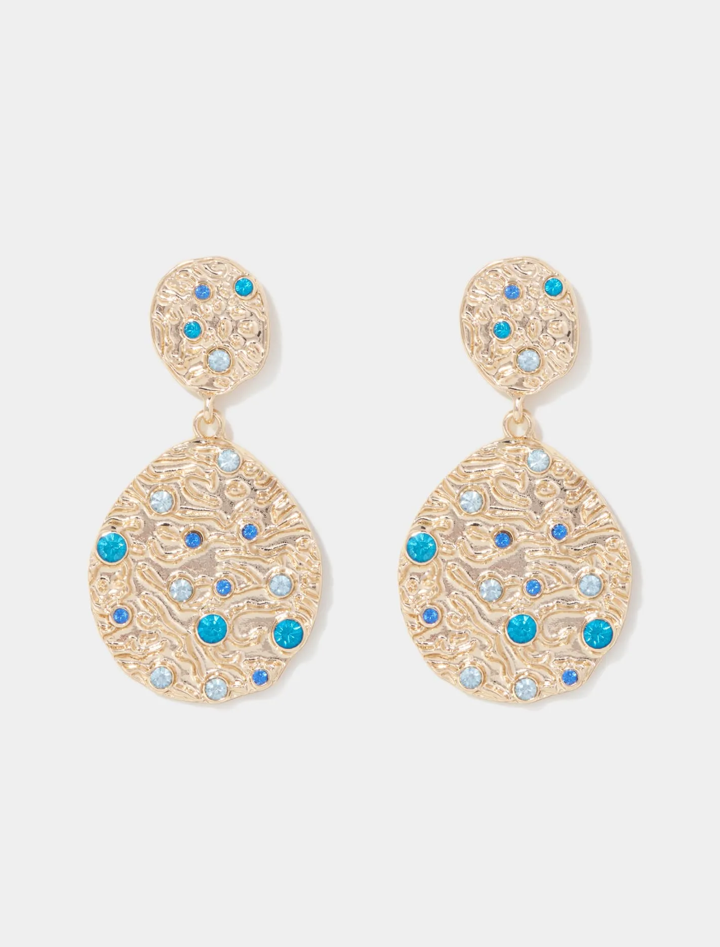 Thais Texture Stone Earrings