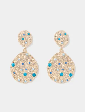 Thais Texture Stone Earrings