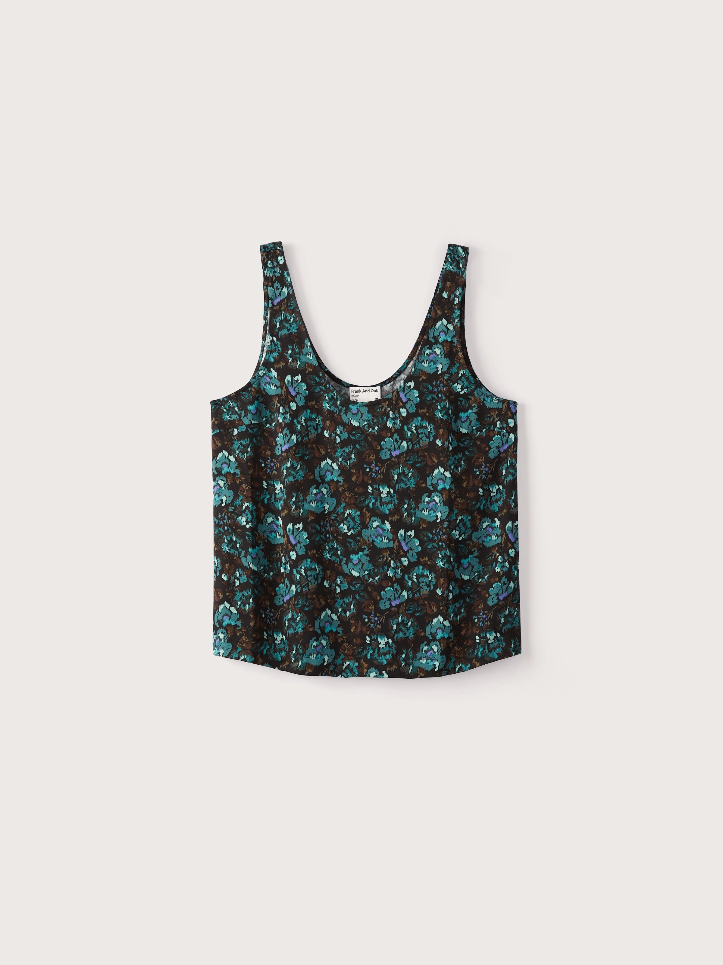 The Satin Camisole in Dark Green