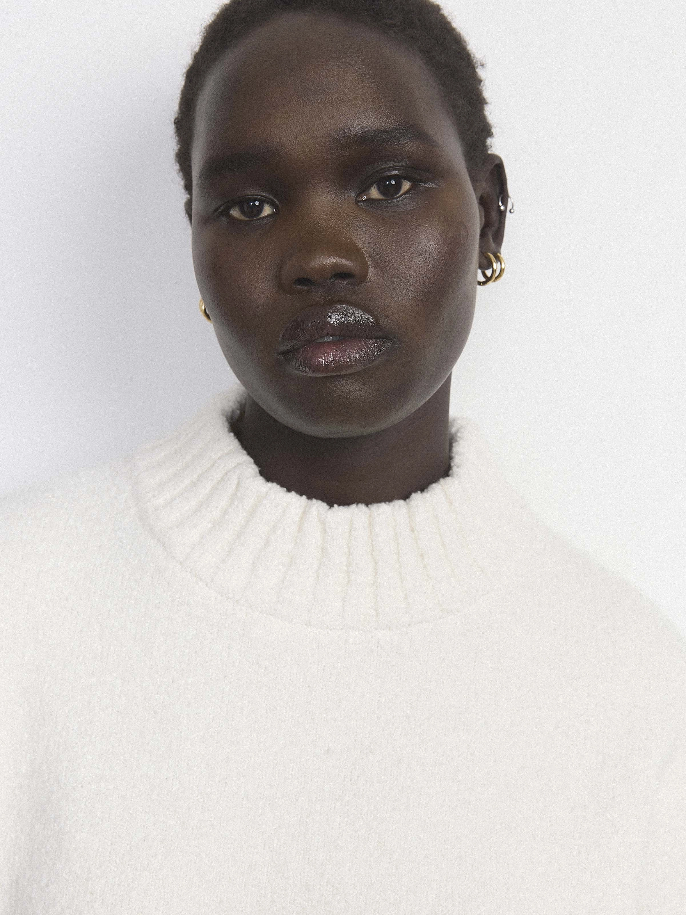 The Seawool® Sweater Vest in White Cream