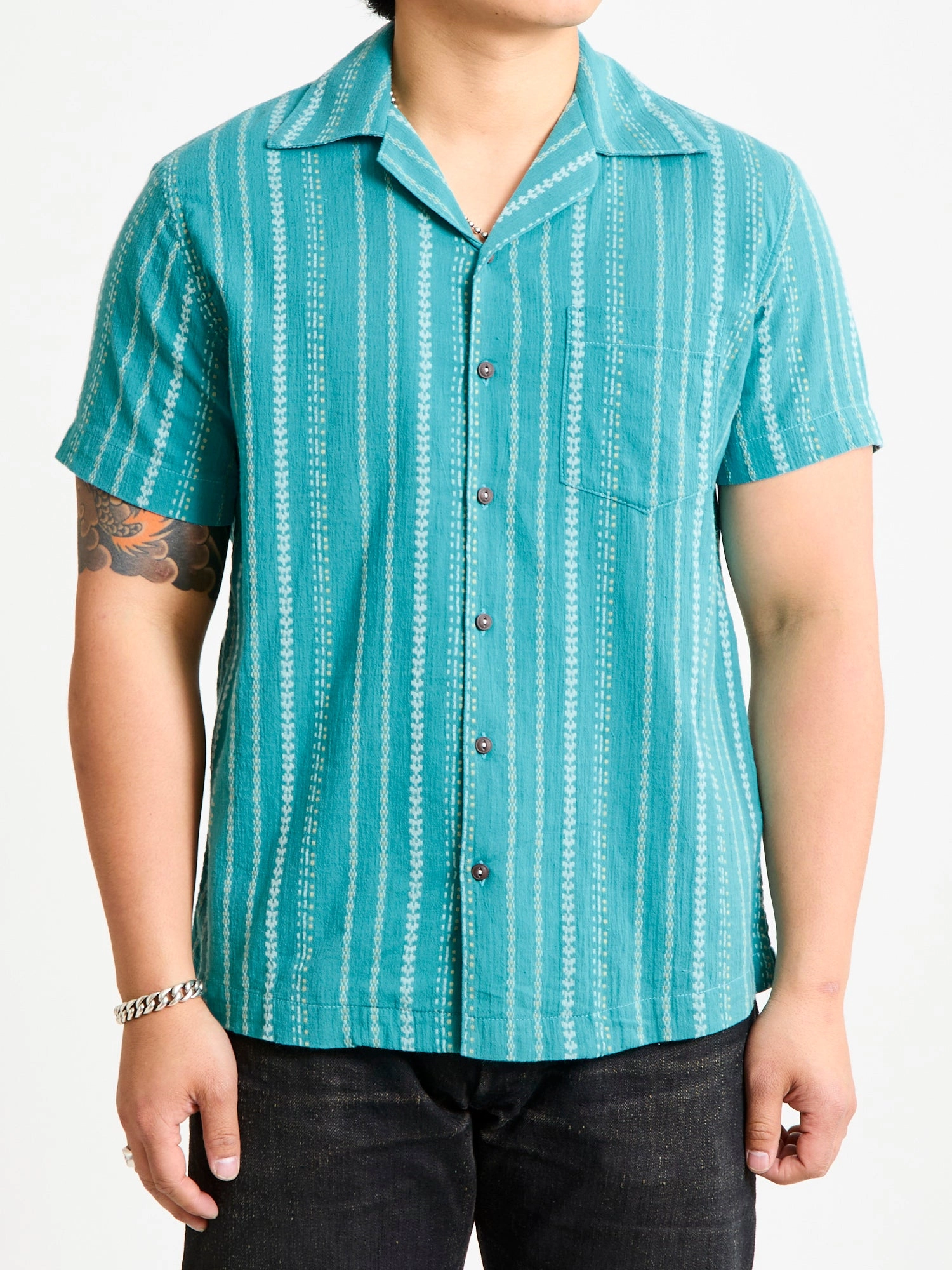 The Wrench Short Sleeve Shirt in Summer Turquoise