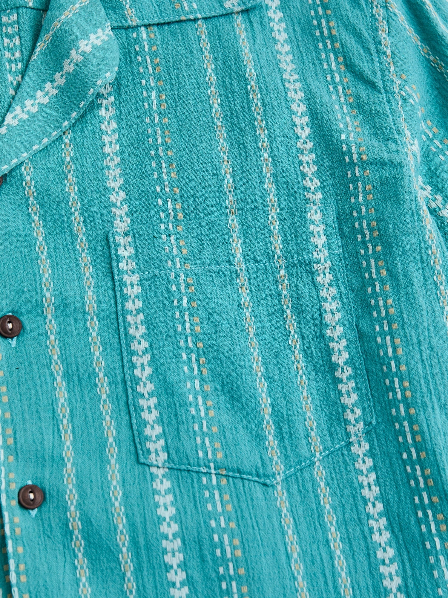 The Wrench Short Sleeve Shirt in Summer Turquoise