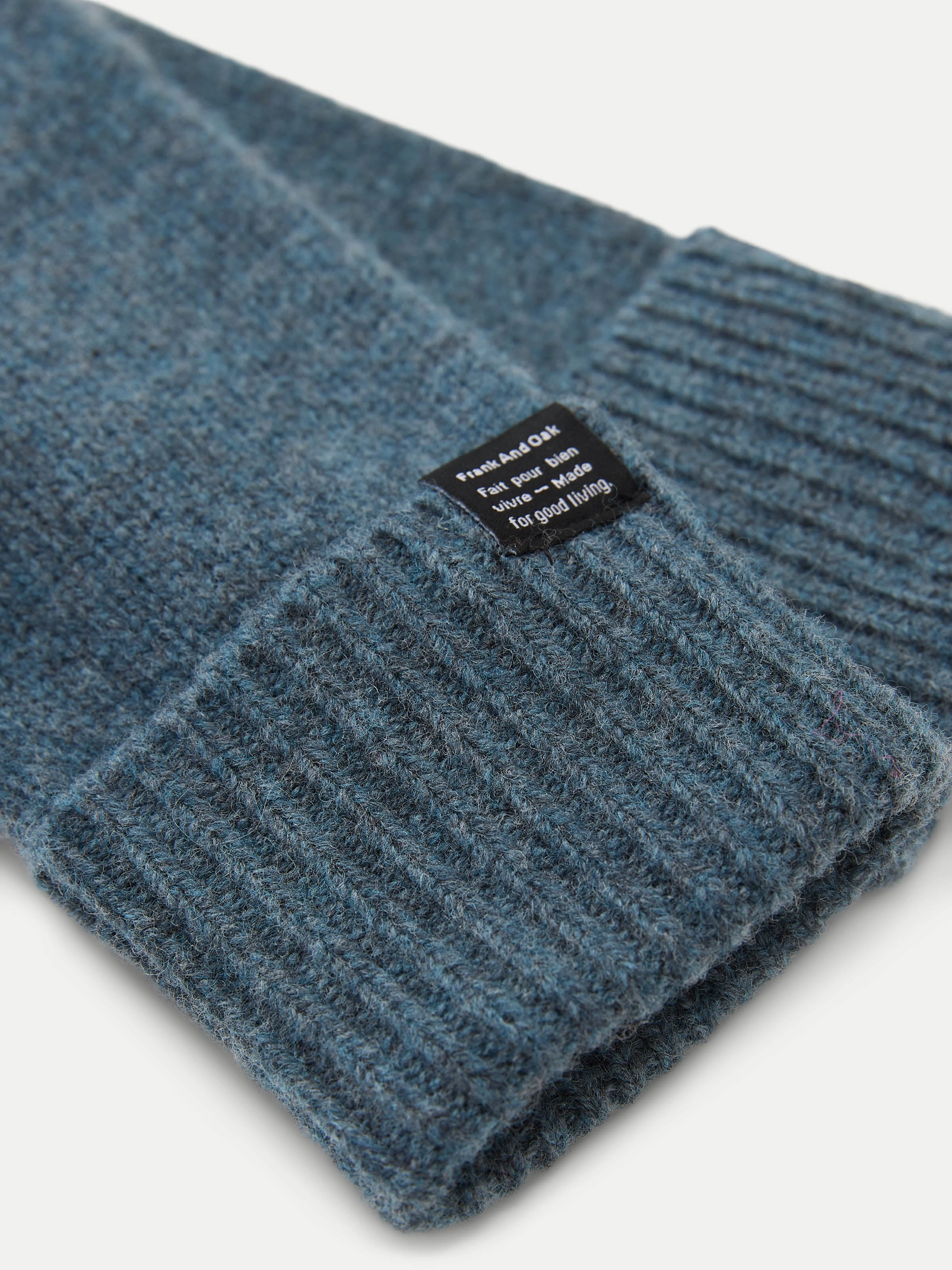 The Yak Wool Mittens in Slate
