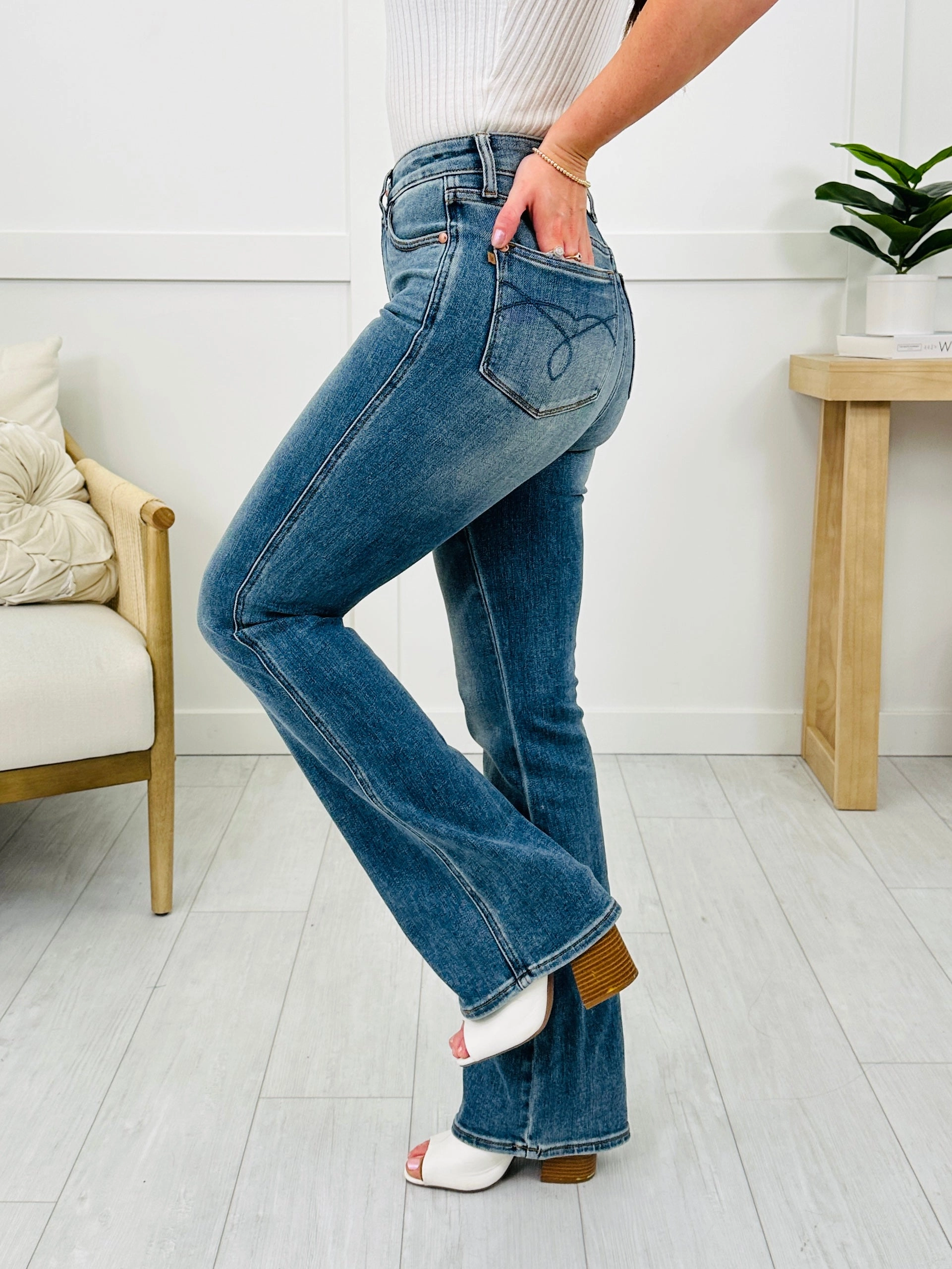 Third Time's The Charm Tummy Control Bootcut Jeans in Three Inseams