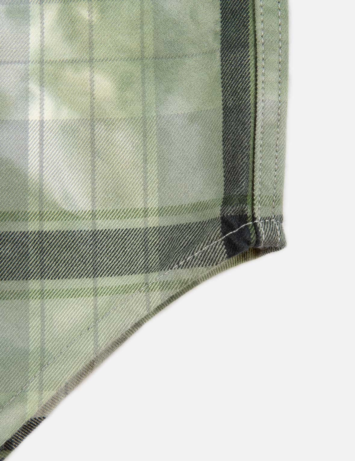 Tie-dyed Check Shirt