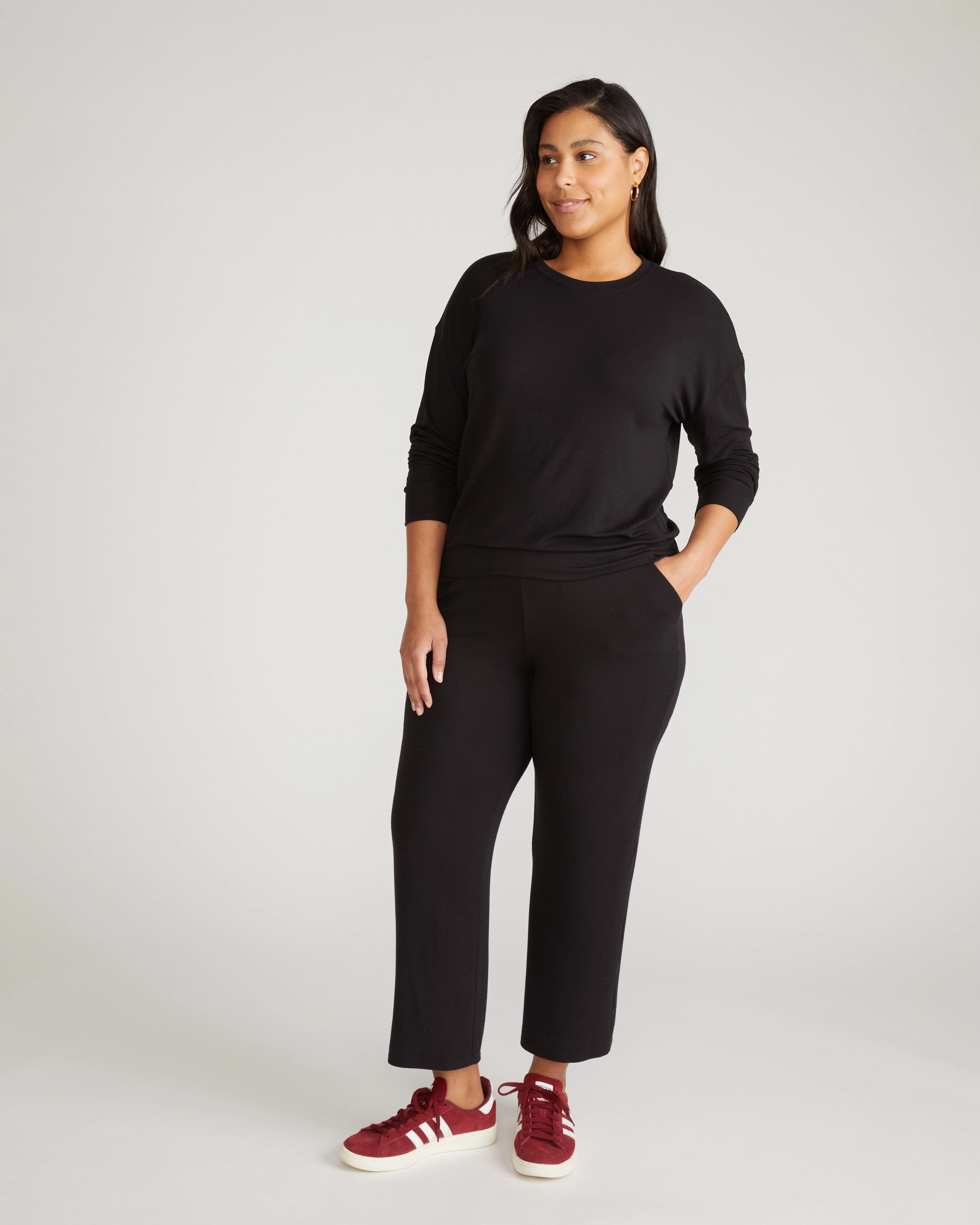 TravelKnit Sweatshirt - Black
