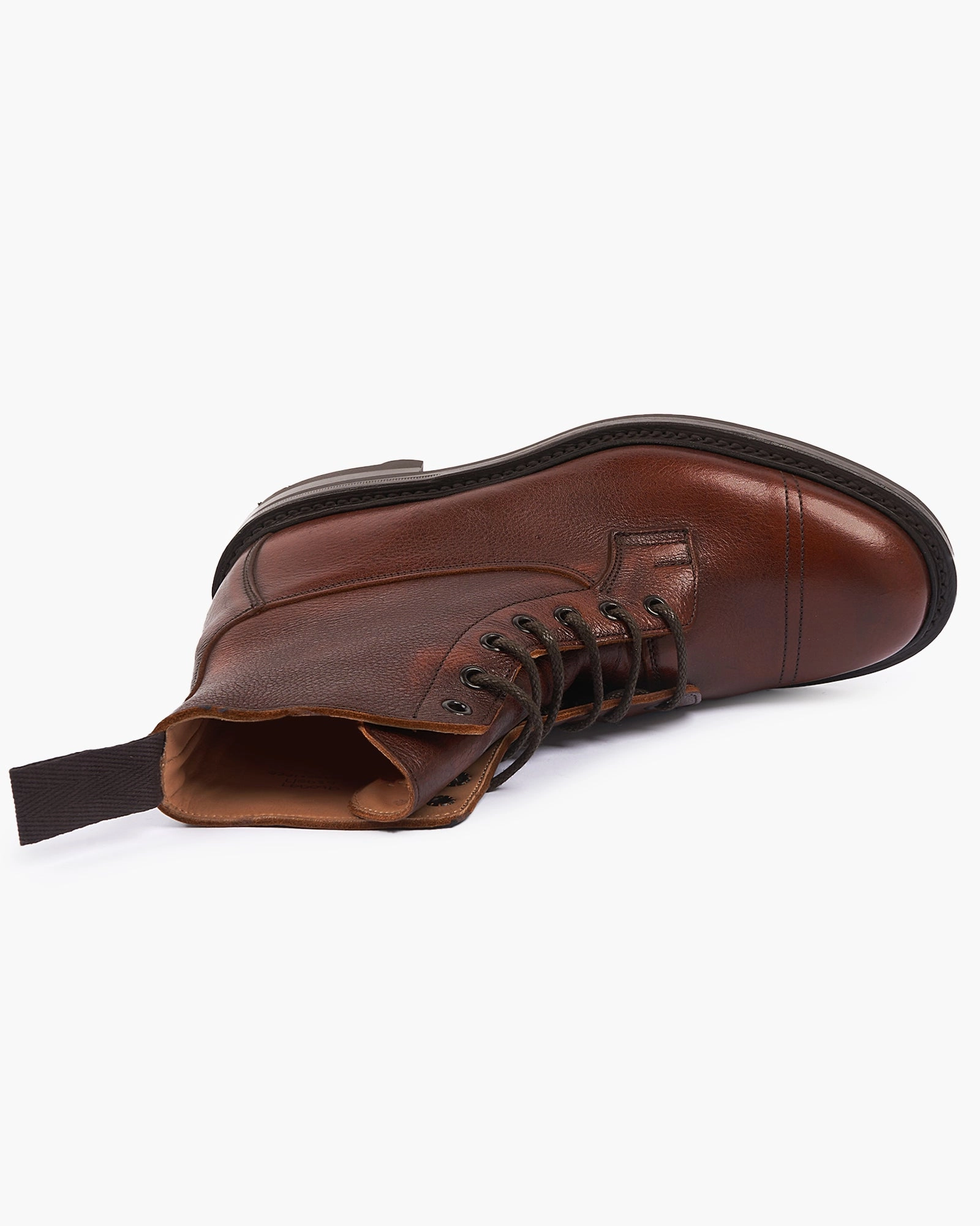 Trickers Grassmere Country Derby Ankle Boot - Caramel Kudu / Ridgeway Sole