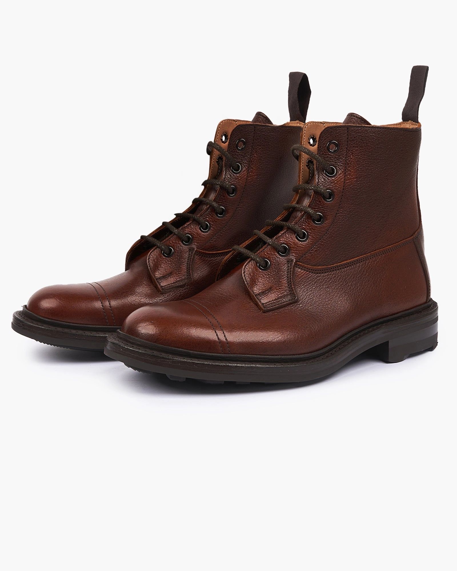 Trickers Grassmere Country Derby Ankle Boot - Caramel Kudu / Ridgeway Sole