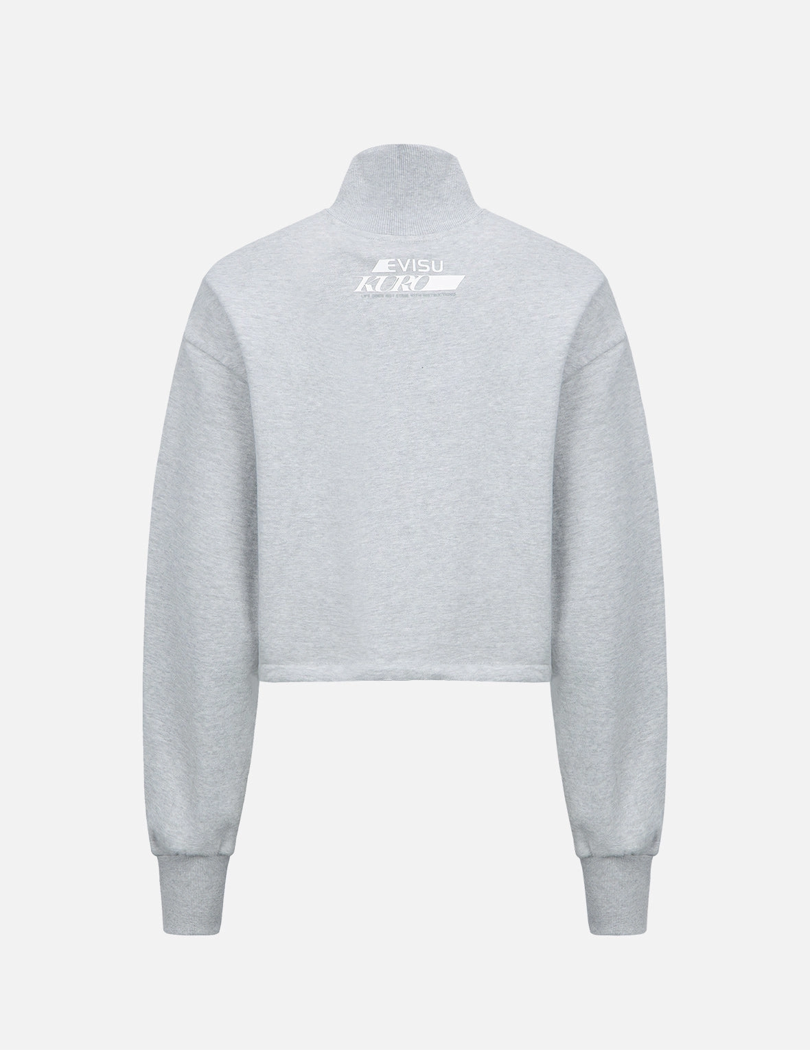 Triple Seagull Print Turtle Neck Sweatshirt