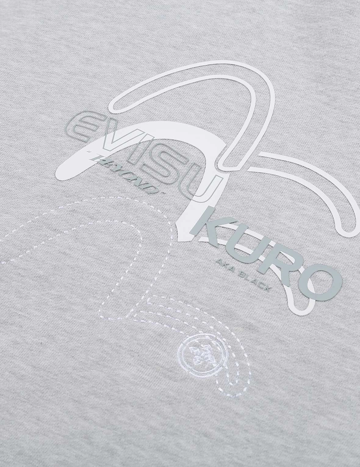 Triple Seagull Print Turtle Neck Sweatshirt