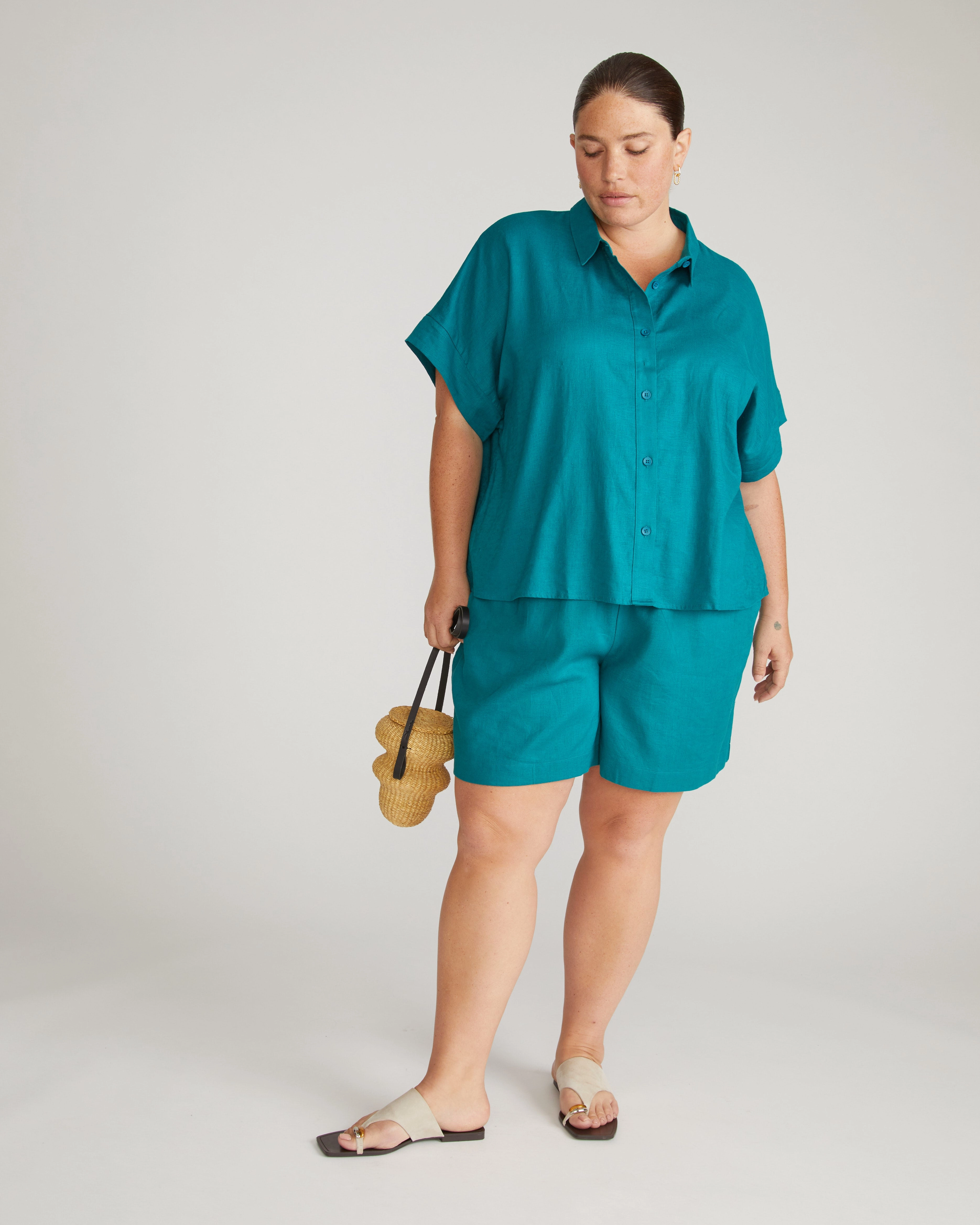 Tupelo Linen Shirt - Aurora
