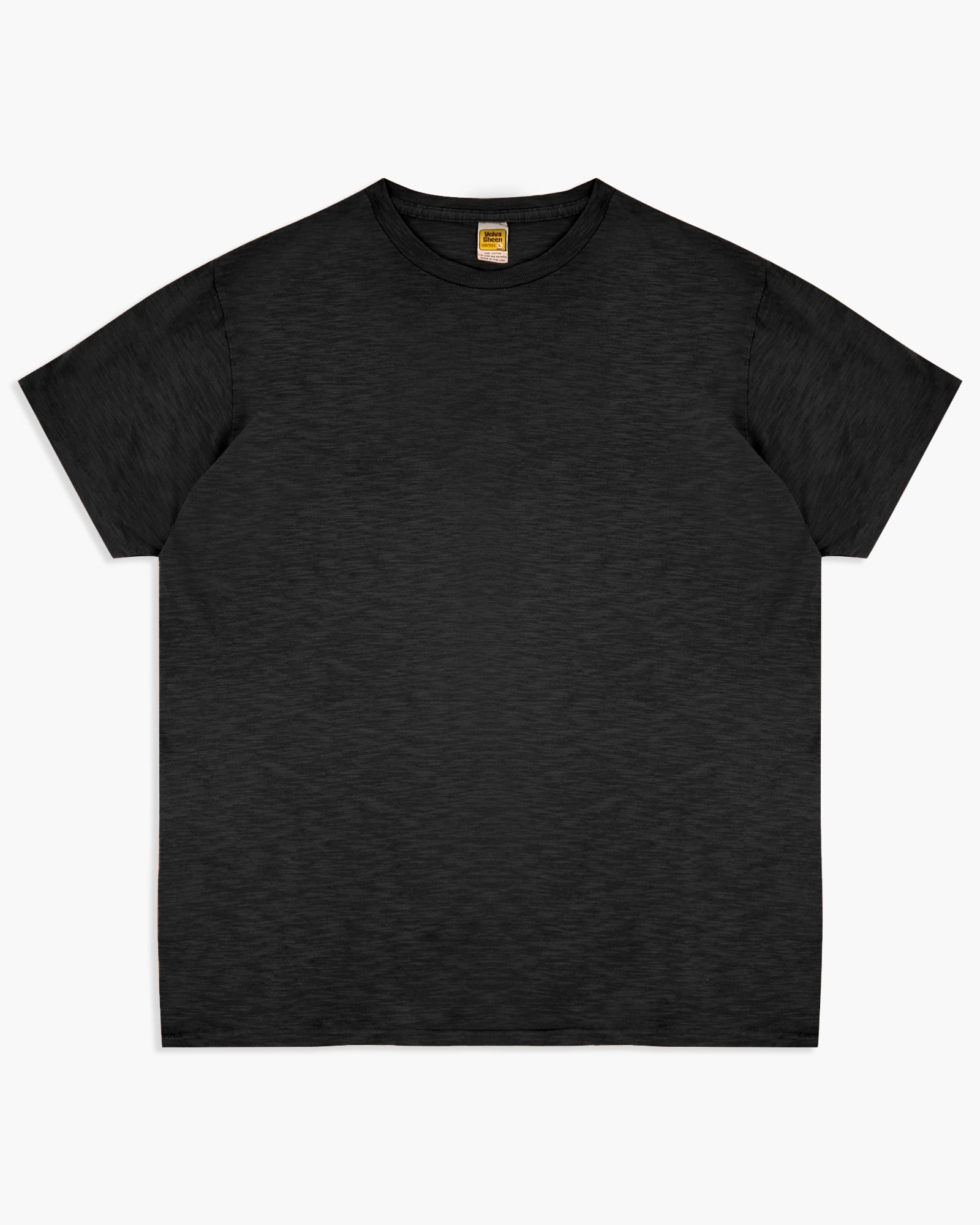 Velva Sheen Rolled S/S Regular Tee - Black