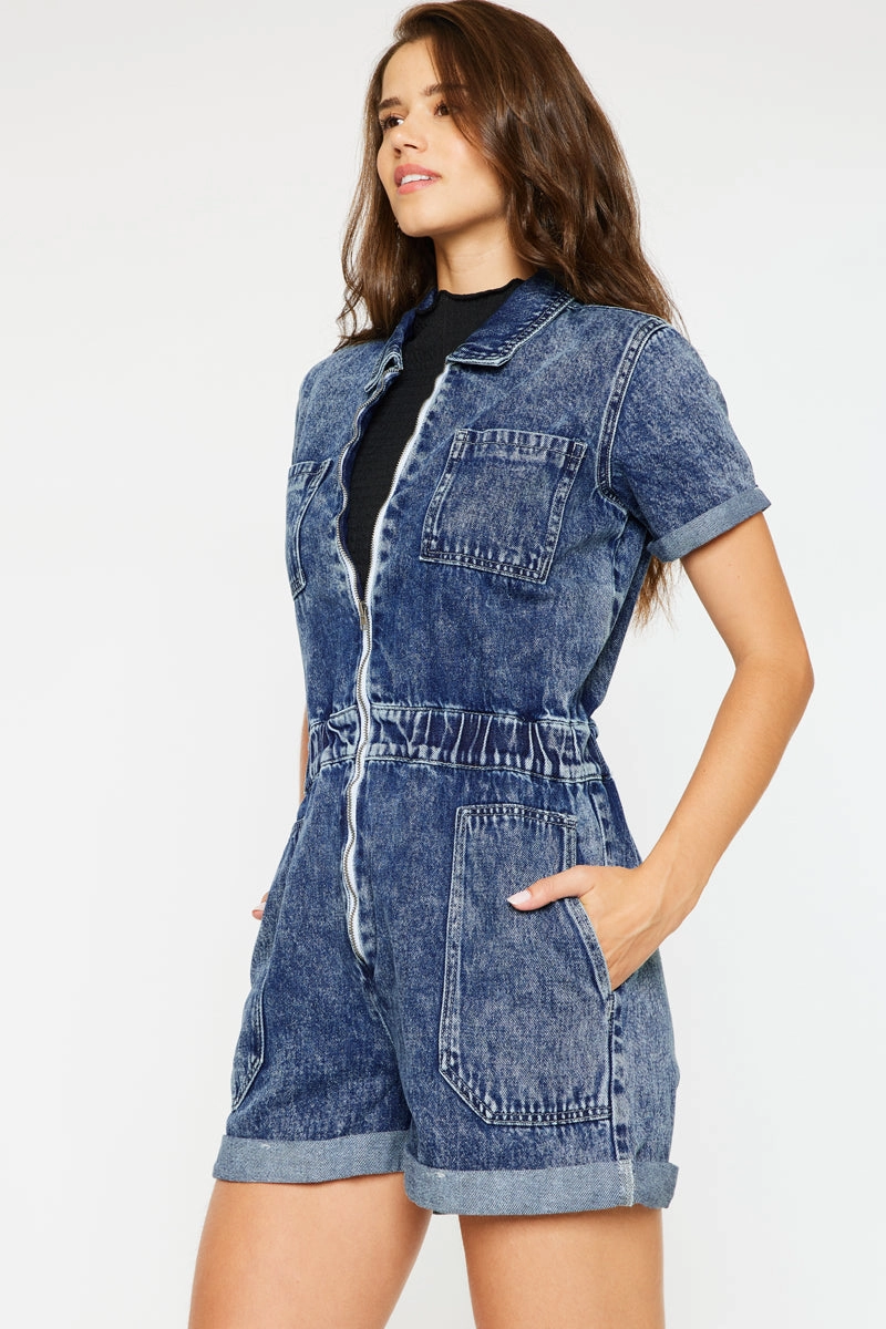 Victoria Short Sleeve Romper