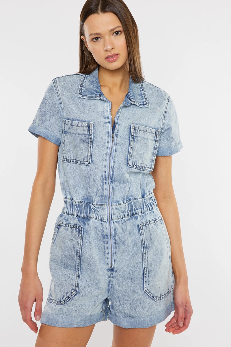 Victoria Short Sleeve Romper