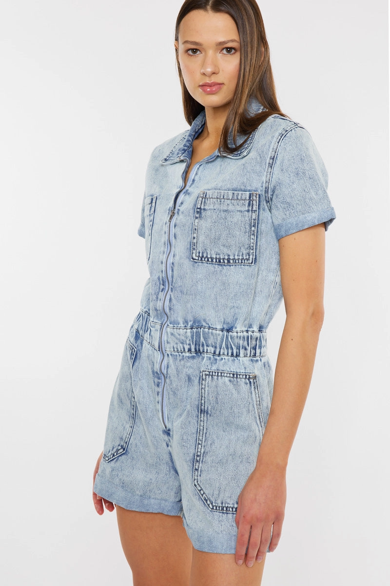 Victoria Short Sleeve Romper