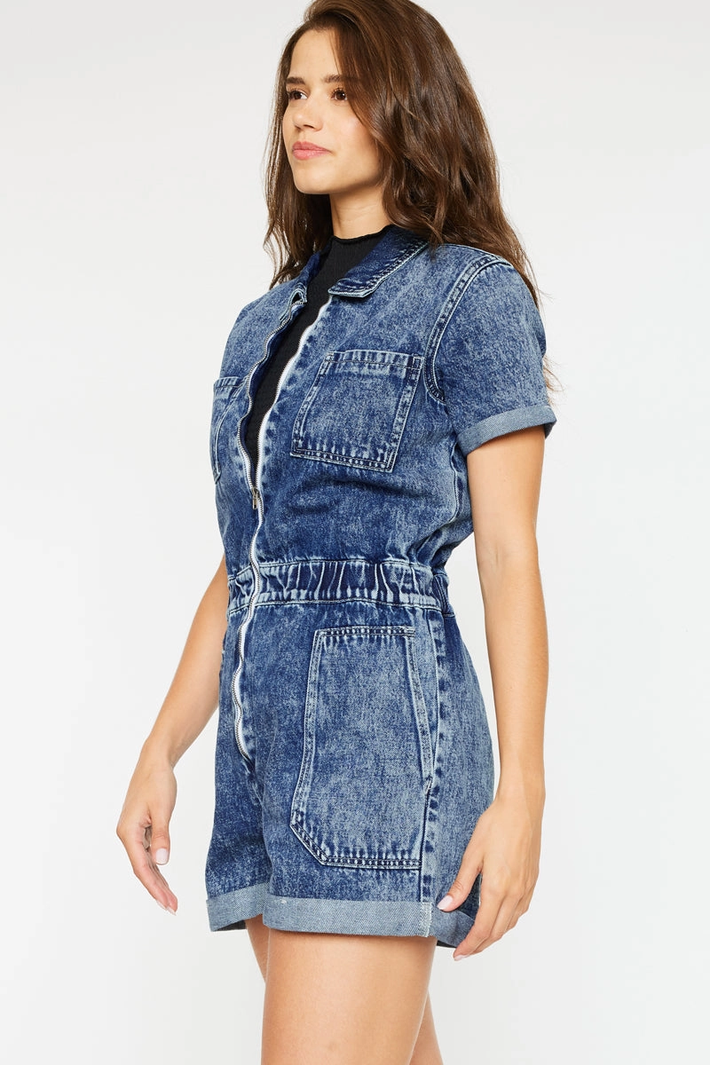 Victoria Short Sleeve Romper