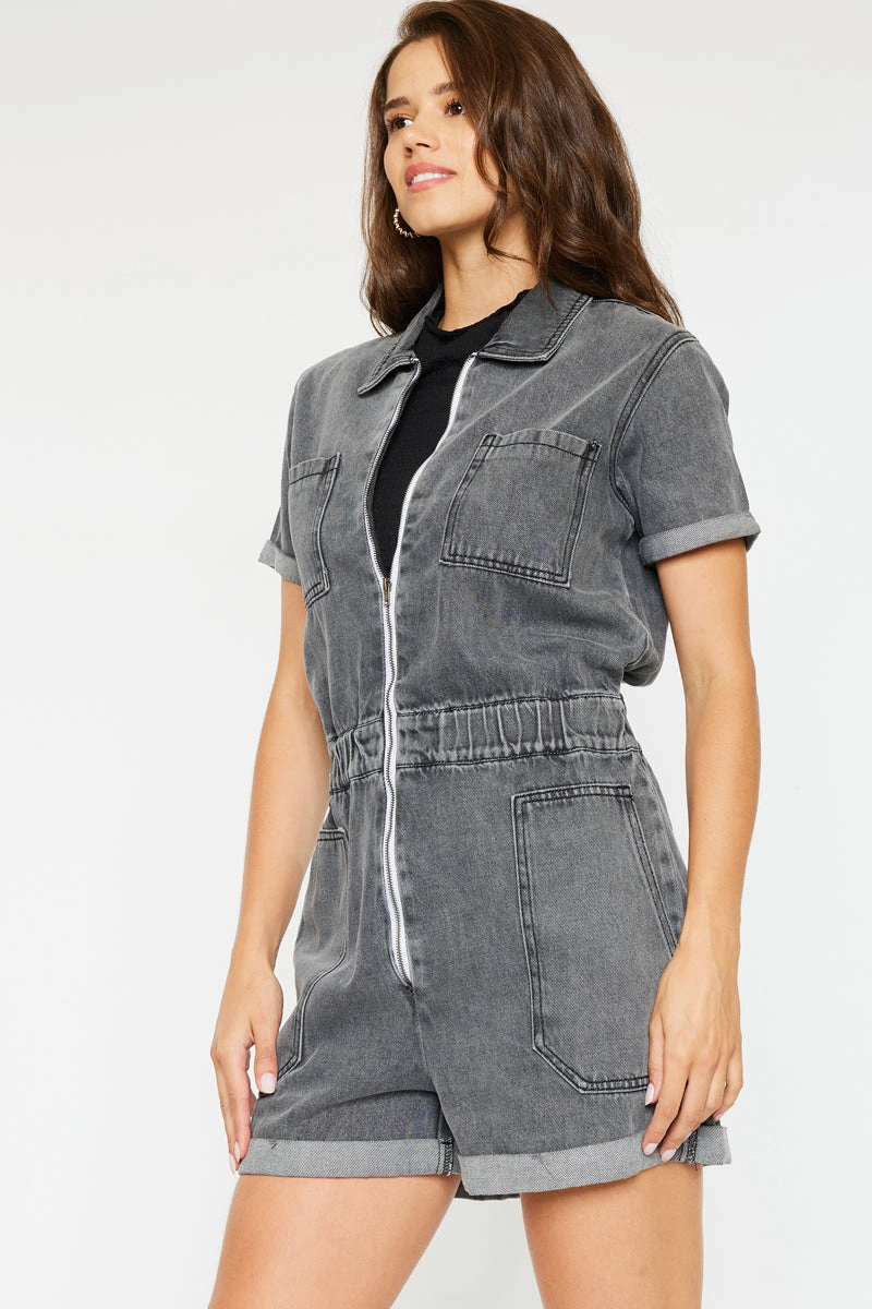 Victoria Short Sleeve Romper