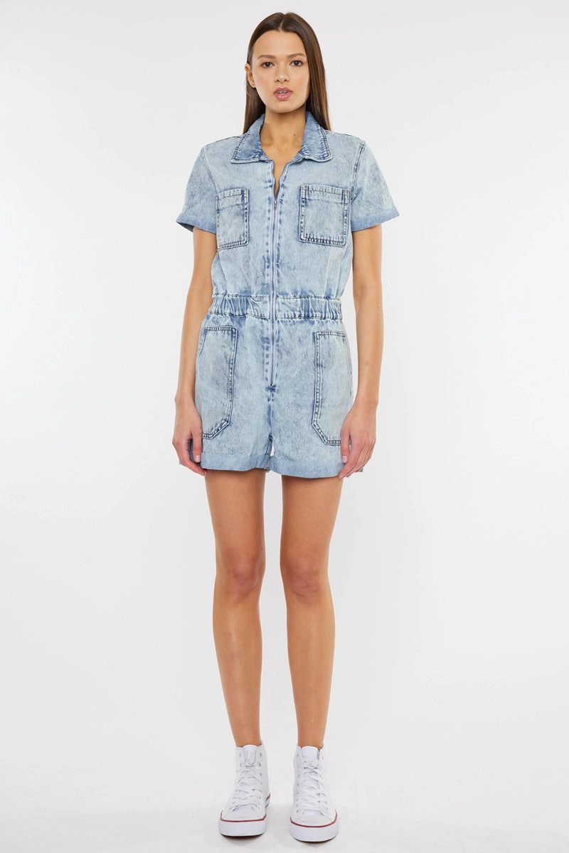 Victoria Short Sleeve Romper