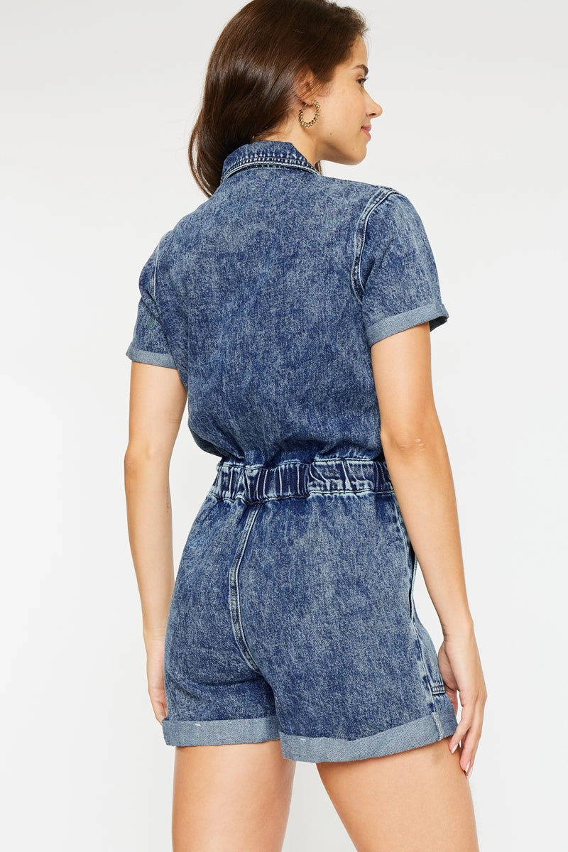 Victoria Short Sleeve Romper