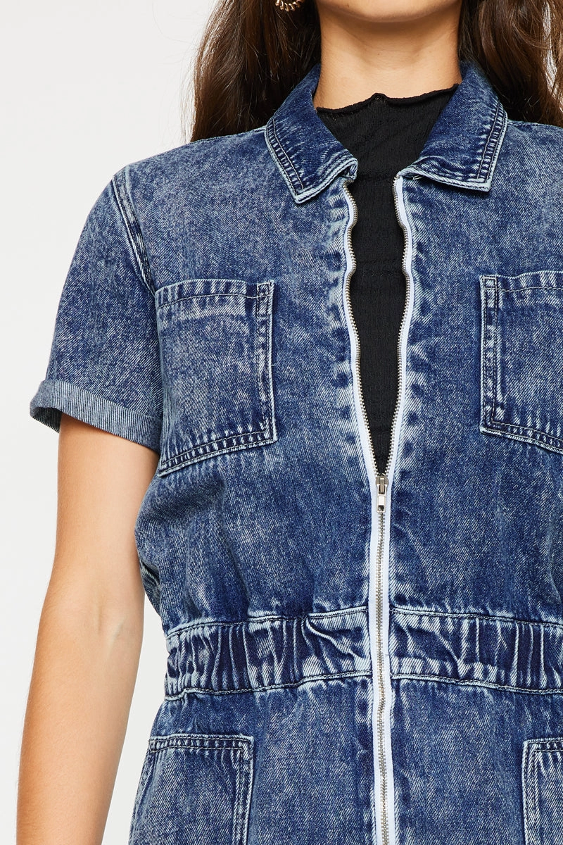 Victoria Short Sleeve Romper
