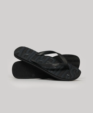 Vintage Vegan Flip Flop | Black Tonal
