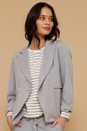 Vivian Blazer 85641-1 |  Grey Melange | Blazer fra Marta du Chateau