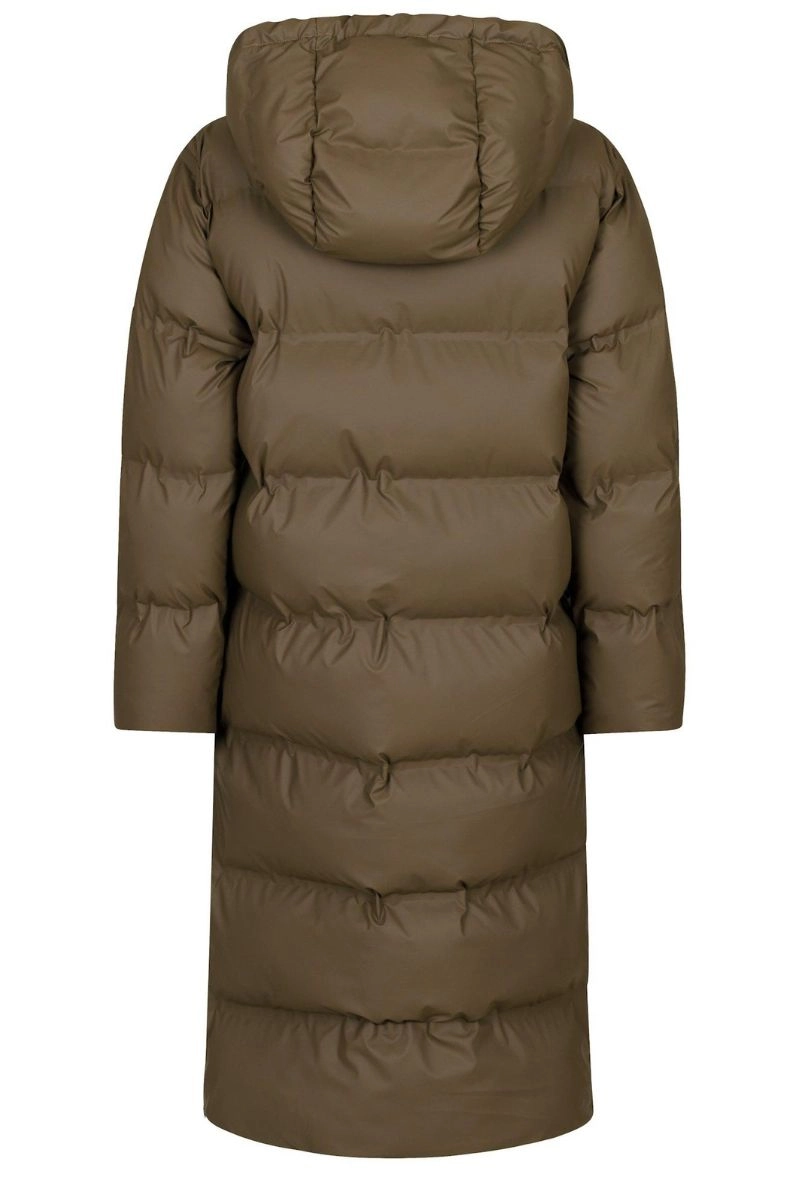 Viviana C Puffer Jacket | Dark Taupe | Jakke fra Neo Noir