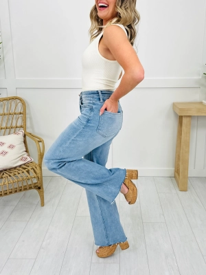 Wear Everywhere Wide Leg Tummy Control Jeans