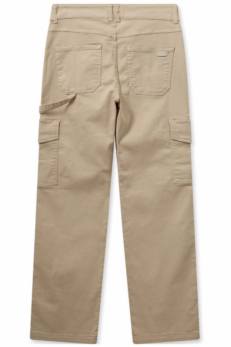 Weneta Molle Cargo Pant | Cement | Bukser fra Mos mosh