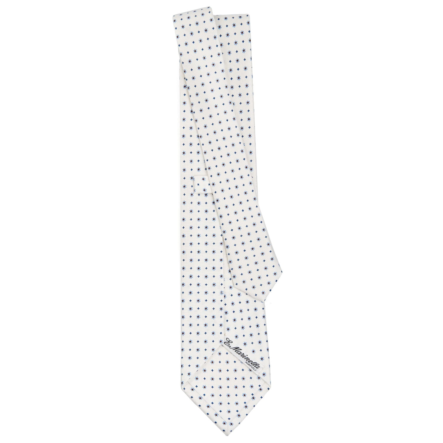WHITE SARTORIAL CLASSIC SILK TIE