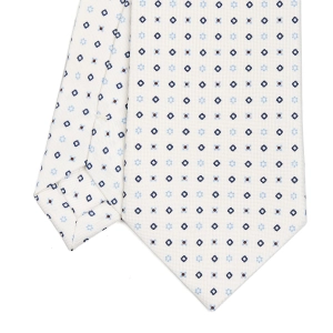 WHITE SARTORIAL CLASSIC SILK TIE