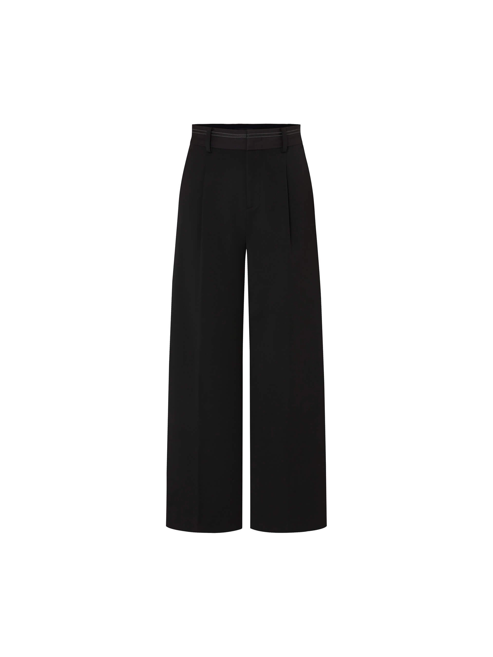 Wide Leg Tailored Pants