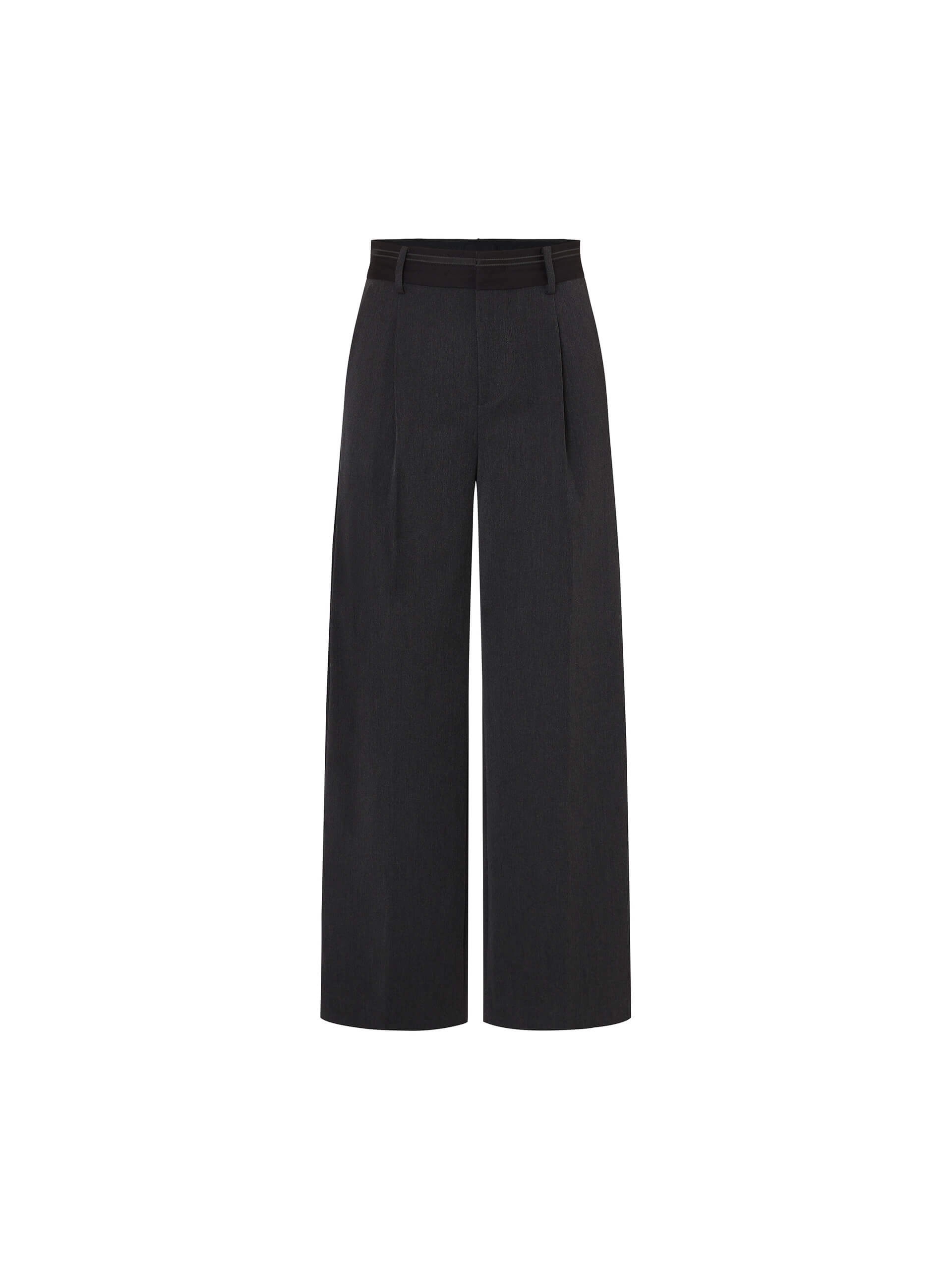 Wide Leg Tailored Pants